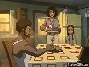 Boondocks-  Bitch! This Chicken is Cold! on Make a GIF