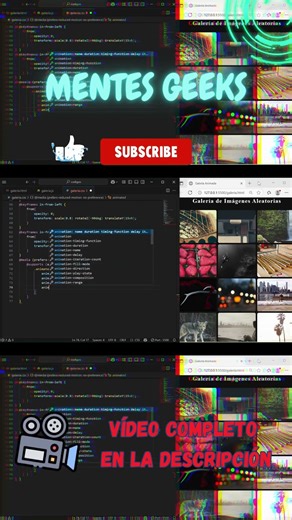 Cómo hacer una galería de imágenes utilizando #HTML, #CSS y #JavaScript #webdevelopment #programming