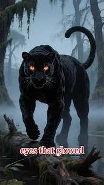 Giant Black leopard in jungle