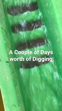 GeoSluice “Bucket Sluice” Cleaning up the Gold !!!!