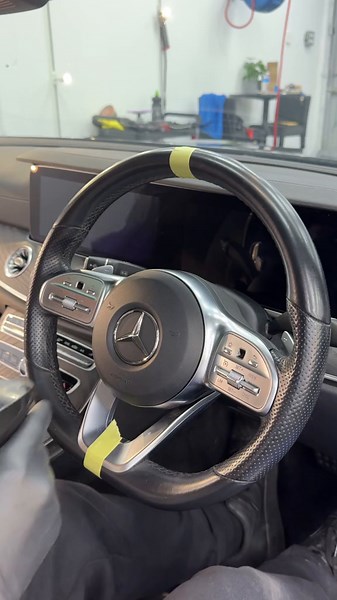 TMD Detailing (@tmd_detailing) - How to Clean a Dirty Leather Steering Wheel Easily