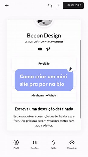 Como Criar um Mini Site para a Bio do Instagram