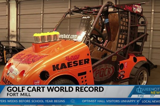 South Carolina man to break own golf-cart speed record with 150-mph beast, put slow-play concerns to bed for good