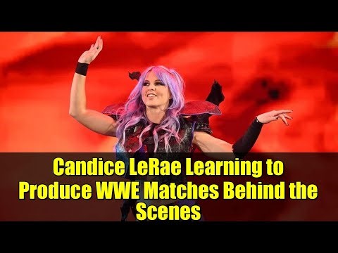 Candice LeRae Learning to Produce WWE Matches Behind the Scenes
