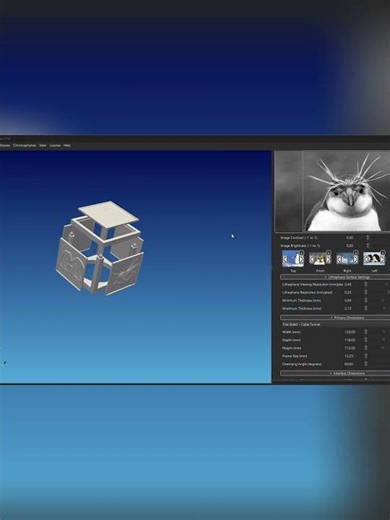 Cool lithophane Maker by American Filament! #3dprinting #lithophane #software