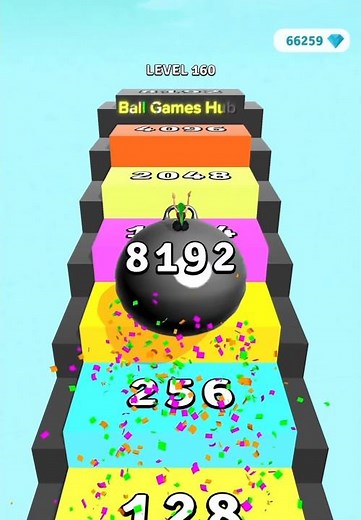 Smooth Yoga Ball Dash ⚡🧘 | Perfect Control & Relaxed Speed Run! #shorts