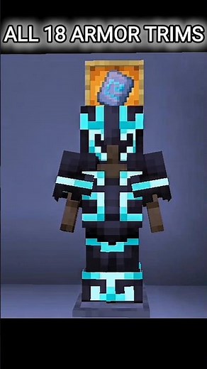 All 18 Armor trims #minecraft #freerishta