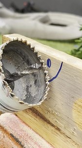 14K views · 17 reactions | Half-moon hack: the secret use of a hole saw A surprising cut you never expected #USA #ToolHack #SmartCut | Hacks By David | Facebook