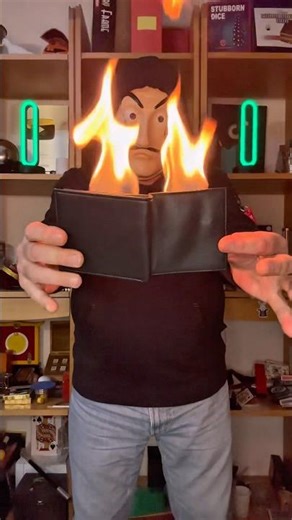 Fire Wallet Trick 🪄🔥 #diy #tricks #magic #magictricks