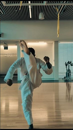 Taekwondo basic kicks and forms for white belts.