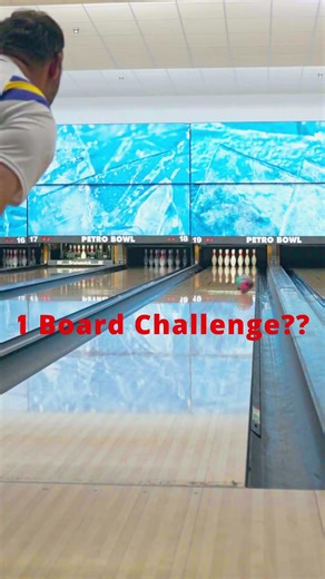 1 Board Challenge?? #bowling #bowlingballs #bowler #bowler
