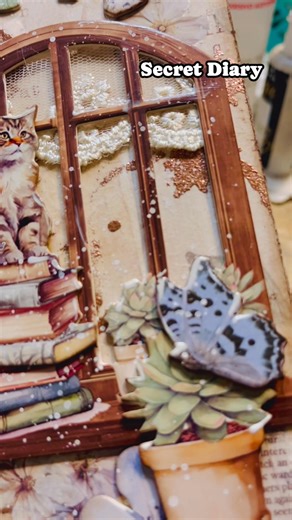 Ho decorato la copertina del mio journal con la collezione Secret Diary di Stamperia💛. Video tutorial in arrivo! #artjournal #journal #artjournaling #stamperia | Le Cose di Laura