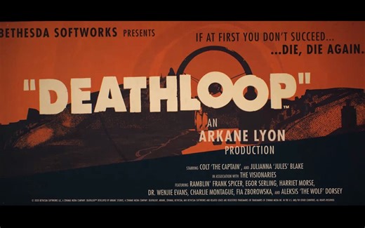 新游预览《DEATHLOOP》游戏官方预告