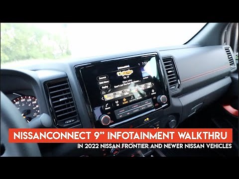 NISSANCONNECT 9" Infotainment System in New 2022 Nissan Frontier Pro-4X - Netcruzer CARS
