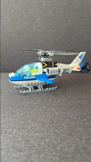 Can This LEGO Helicopter Catch the Thief?