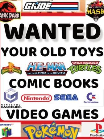 Buying Comic Books, Toys, Video Games Etc. - wanted - by owner - sale - craigslist