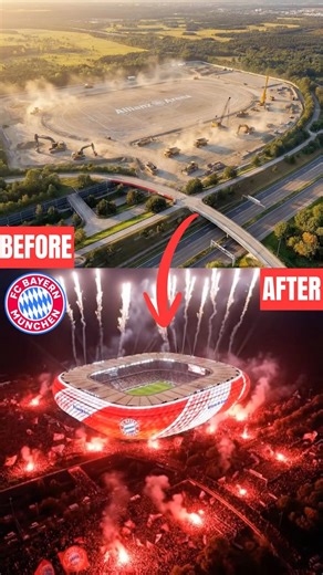 How Allianz Arena Is Built From Zero (Epic AI Construction Timelapse)