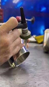 Modifying a sheepy 420a manifold to fit the turbo with a weight plate on this drag car