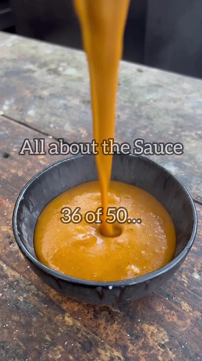 All about the Sauce, 36 of 50. My version of Chip Shop Curry Sauce, this is actually based on a sauce I used to have regularly from a chip shop in Liverpool it was class. This will make enough for 4 portions of chips roughly I’d say. 1 large onion 3 garlic cloves 10g ginger (missed in the video because I’m a moron) 1 heaped tbsp tomato paste 1 tsp ground cumin 1 tsp ground coriander 1 tsp ground turmeric 1/2 tsp chilli powder 1 tbsp Garam masala 200ml chicken stock 1 tin of coconut milk 1 tbsp h