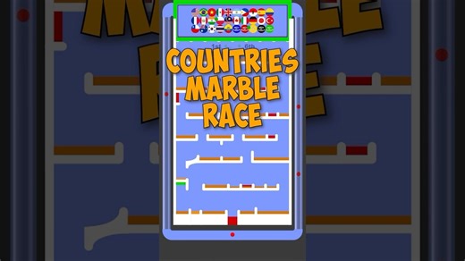 Countries Marble Race - Jump Race