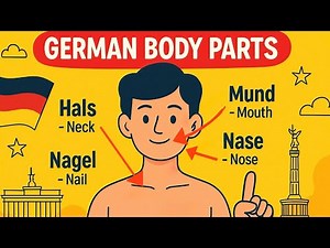 Essential German Body Parts That Every Learner Should Know!🇩🇪