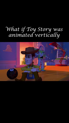 Vertical Filming of Toy Story Scene