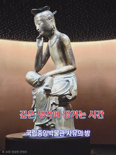 고요속의 깨달음! 반가사유상