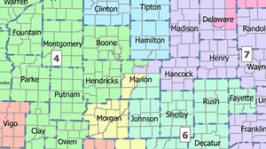 Here is the proposed congressional map for Indiana