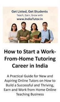 How to Start a Work From Home Tutoring Career in India #onlinetuition #onlinetutoring #workfromhome