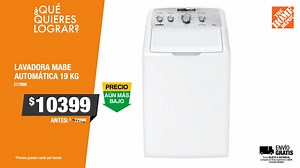 Mejora tu hogar con línea blanca de las mejores marcas a precios aún más bajos. Aprovecha promociones, meses sin intereses y envío gratis en tus compras en línea desde $799. | The Home Depot México