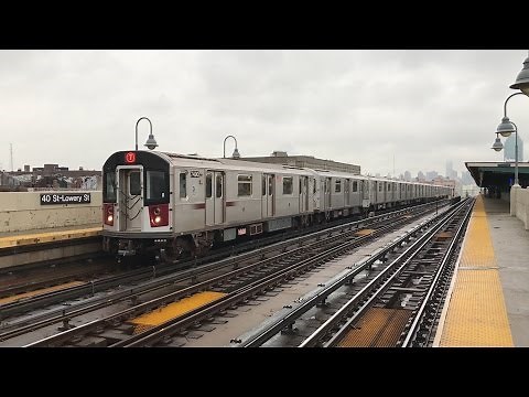 NYC Subway HD 60fps: Rainy Day on the IRT Flushing Line @ 40th Street & Court Square (1/2/17)