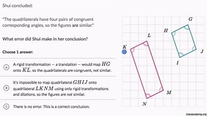 Similar shapes & transformations