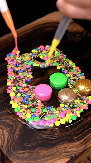 7-Second Resin Dot Art Challenge! ⏱️🎨