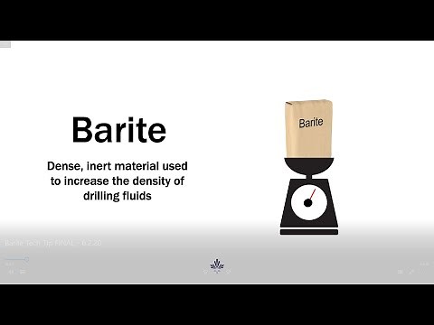 AES Tech Tip: Barite