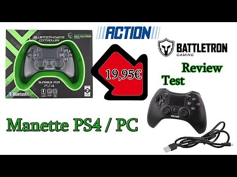 Action manette PS4 / PC Battletron - Review + test PS4 controller-nouveautes 2021