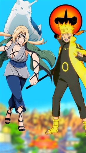 Tsunade vs Naruto | who is strong? #naruto #tsunade #youtubeshorts #shorts