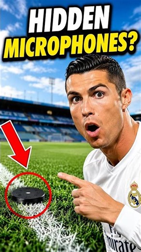 Why Hidden Microphones On The Football Field? 😱 #football #soccer