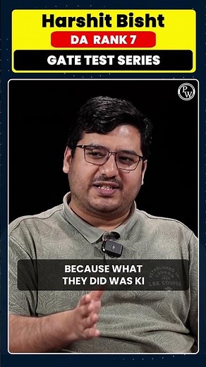 Working Professional Ki GATE Exam Preparation Strategy #PW #Shorts