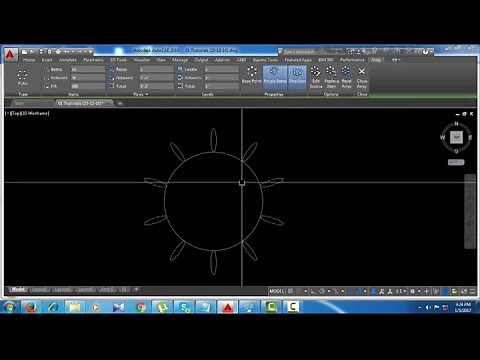How to Make Array in Auto CAD