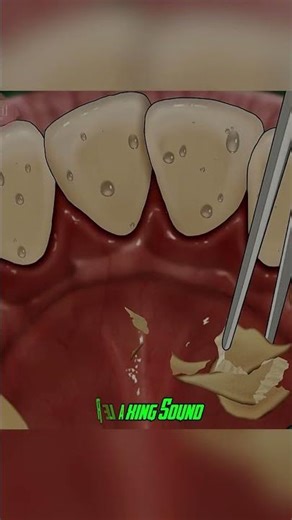 Extreme Dental Cleaning ASMR: Satisfying Tartar Removal! 🦷✨ #shorts #asmr #relaxingsound