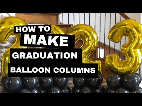 Step-by-Step Graduation Balloon Column Tutorial