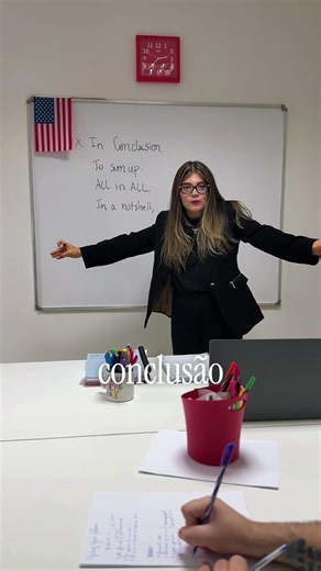 Stop using “In conclusion” ❌Aprenda formas melhores de concluir seu essay no TOEFL.