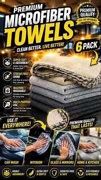 Microfiber Towels for Car Detailing 🔥 Chemical Guys Cleaning Cloth Review