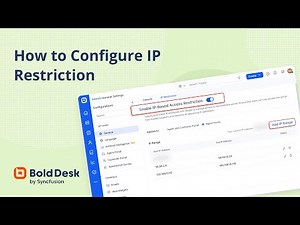How to Configure IP Restriction
