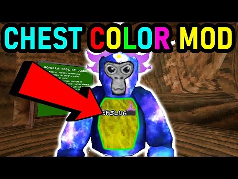 The COLOR CUSTOMIZATION We've Been Waiting For in Gorilla Tag VR | Graze's New Chest Color Mod