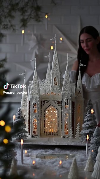 Magical Narnia Inspired Gingerbread Castle DIY