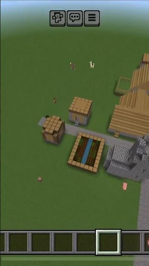 Minecraft PE 1.8.8 village from eaglercraft #javatutorial