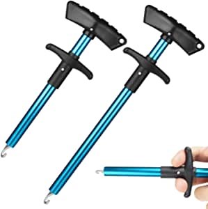 Easy Fish Hook Remover Squeeze-Out Fish Hook Separator Tools and Fishing Pliers Fish Lip Gripper Holder, Aluminum 6.6in Portable Dehooker Easy Reach Fishing Hooks Extractor Fishing Tool