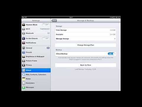How to Backup iPad to iCloud and iPhone