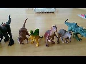 Dinosaur size comparison (Toy Version).